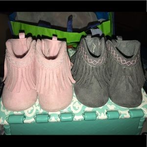 Baby Girl Fringe Boots Bundle